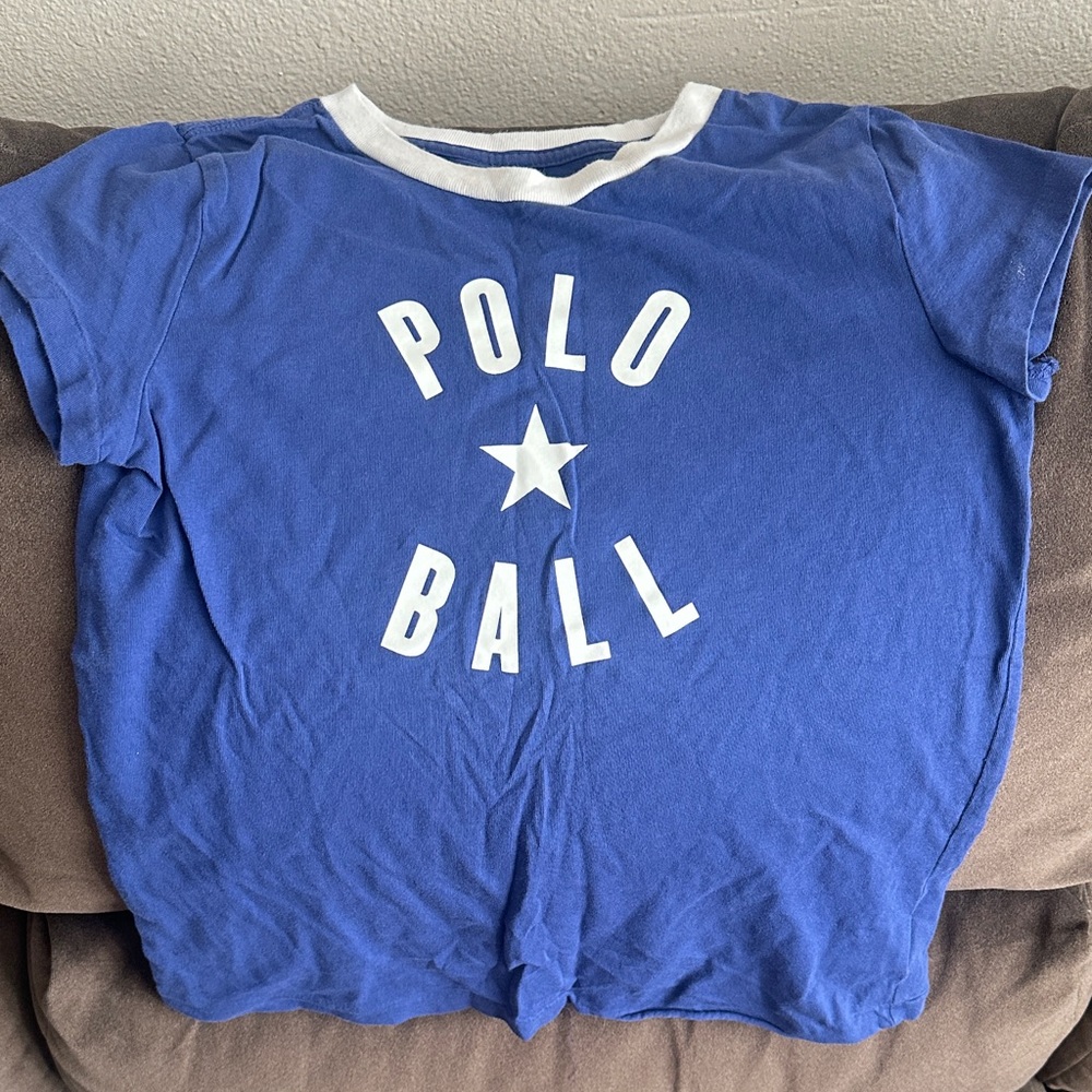 Blue Polo Ball Kids T-Shirt